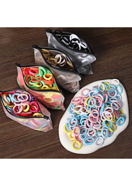 50/100 Adet Saç Bantları Çocuklar Için Renkli Naylon Scrunchie Saç Bağları Lastik Bant Çocuklar Elastik Saç Ligleri Kız Saç Aksesuarları (Yurt Dışından) modelleri