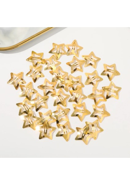 2/10/20 Adet Y2K Altın Gümüş Yıldız Saç Klipleri Kadınlar Için Yıldız Tokalarım Metal Baskı Tokalar Kızlar Şapkalar Kore Saç Aksesuarları (Yurt Dışından) indirimleri