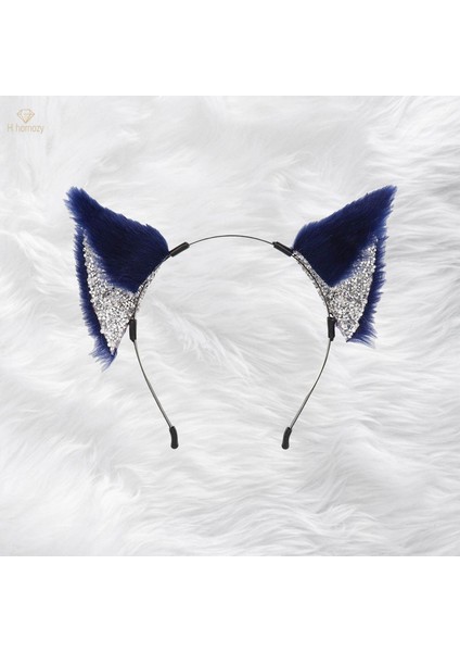 -Kafa Bandı, Saç Bandı, Şapkalar, Sevimli Şapkalar, Hafif, Moda, Parti Için Hayvan, Fotoğraf Aksesuarları, Festival, Yetişkin, , Koyu Mavi (Yurt Dışından)