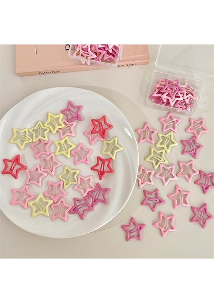 10 Adet Renkli Yıldız Bb Saç Klipleri Y2K Kadın Grils Sevimli Metal Yıldız Firkete Yan Tokalarım Saç Kavrama Şapkalar Saç Aksesuarları Yeni (Yurt Dışından) fırsatları