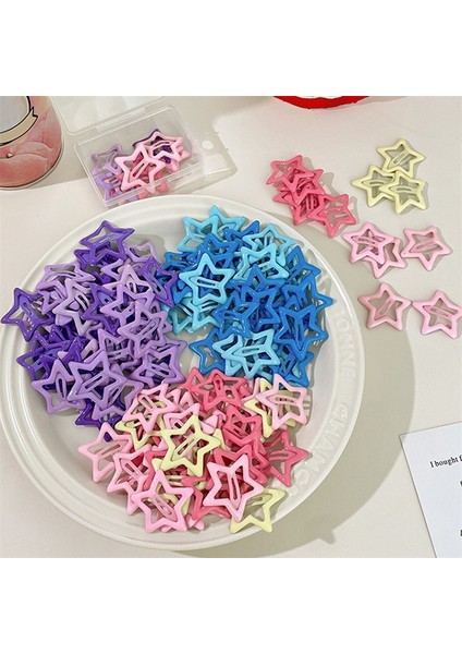 10 Adet Renkli Yıldız Bb Saç Klipleri Y2K Kadın Grils Sevimli Metal Yıldız Firkete Yan Tokalarım Saç Kavrama Şapkalar Saç Aksesuarları Yeni (Yurt Dışından) indirimleri