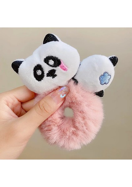 Yeni Kadın Kızlar Sevimli Karikatür Hayvan Saç Bantları Panda Kurbağa Peluş Elastik Lastik Bantlar Şapkalar Çocuklar Saç Aksesuarları Süsler (Yurt Dışından) fırsatları