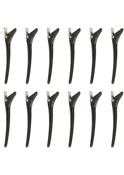 24 Paket Saç Klipleri Salon Berber Bölümü Saç Kelepçeleri Tokalar Siyah (Yurt Dışından) modelleri