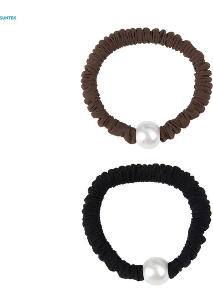 Inci Başlıklı Pratik Saç Aksesuarları Dış Mekan Kadınlar Için Şık Yumuşak Elastik Saç Bantları Kahverengi (Yurt Dışından) fiyatları