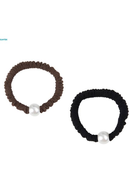 Inci Başlıklı Pratik Saç Aksesuarları Dış Mekan Kadınlar Için Şık Yumuşak Elastik Saç Bantları Kahverengi (Yurt Dışından) modelleri