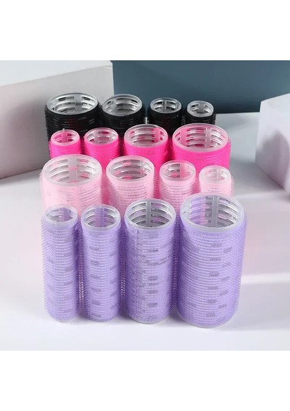 Adet 2 Boyutu Kuaförlük Ev Kullanımı Dıy Sihirli Büyük Kendinden Yapışkanlı Bigudiler Şekillendirici Rulo Rulo Bigudi Saç Kadın Güzellik Aracı (Yurt Dışından)