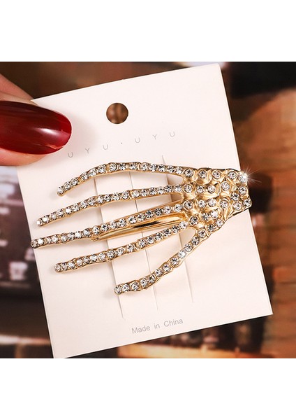 1 Adet Punk Tarzı Kafatası Pençe El Kemik Saç Klipleri Alaşım Tokalar Kafa Bandı Tokalarım (Yurt Dışından) indirimleri