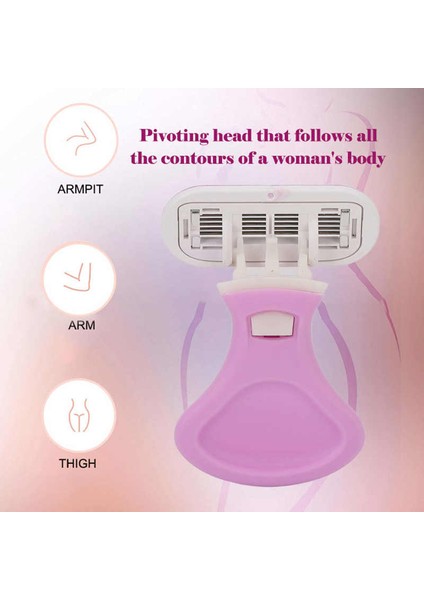 Tıraş Bıçakları Bayanlar Jilet 6 Katmanlı Bıçaklar Manuel Vücut Epilasyon Bıçağı Koltukaltı Saç Bacak Saç Sakal Tıraş Bıçağı (Yurt Dışından) fırsatları