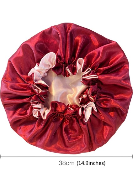 Ipek Saç Bonnet Saten Cheveux Nuit Tek, Çift Katmanlı Ipek Saç Tokası Kadınlar Için Uyku Ayarlamak Golf Sopası Kılıfı Şapka Güzellik Ürünleri (Yurt Dışından) modelleri