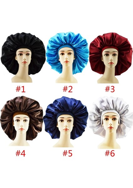 Ipek Saç Bonnet Saten Cheveux Nuit Tek, Çift Katmanlı Ipek Saç Tokası Kadınlar Için Uyku Ayarlamak Golf Sopası Kılıfı Şapka Güzellik Ürünleri (Yurt Dışından) fırsatları