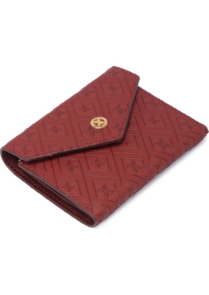 Bordo Print Kadın Cüzdan - S1CB00055814-R6P
