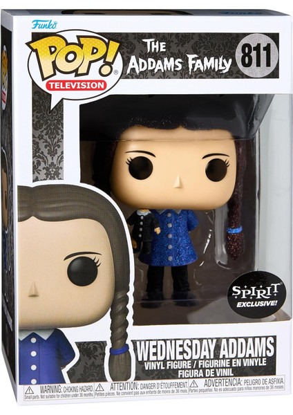 Pop Television The Addams Family - Wednesday Addams Diamond Glitter Black