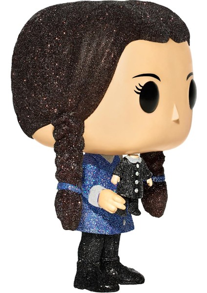Pop Television The Addams Family - Wednesday Addams Diamond Glitter Black