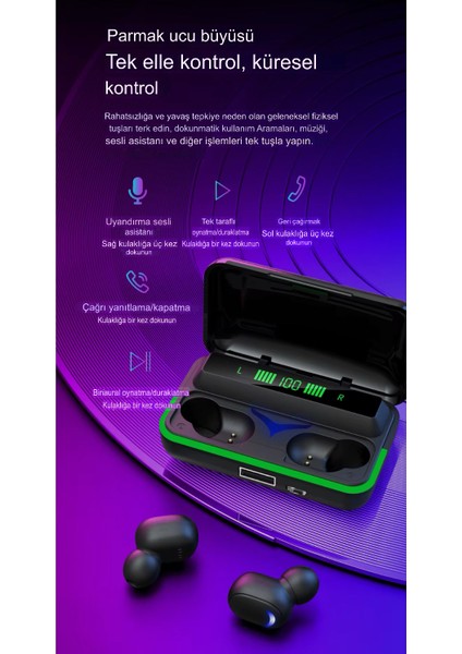 E10 Mipods Kulak Içi Bluetooth Kulaklık