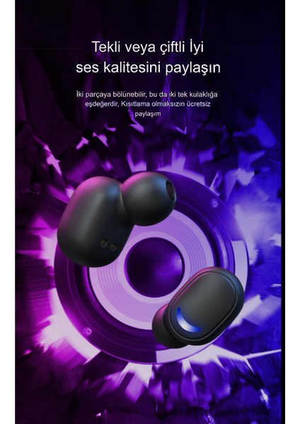E10 Mipods Kulak Içi Bluetooth Kulaklık