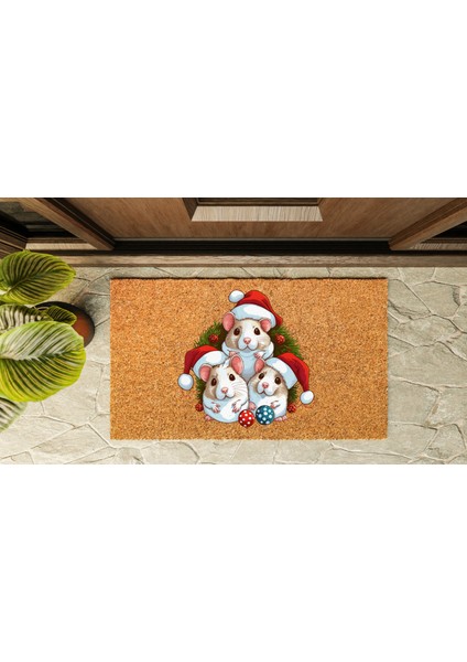 Kapı Önü Paspası Yeni Yıl 2025 Özel Tasarım Koko Model 202 fırsatları