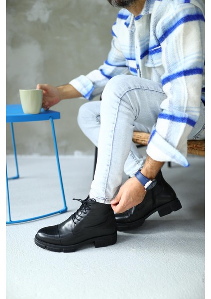 - Siyah Erkek Bot Siyah modelleri