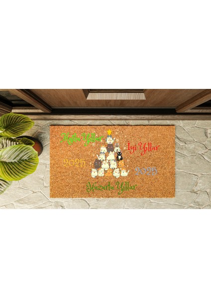 Kapı Önü Paspası Yeni Yıl 2025 Özel Tasarım Koko Model 179 fırsatları