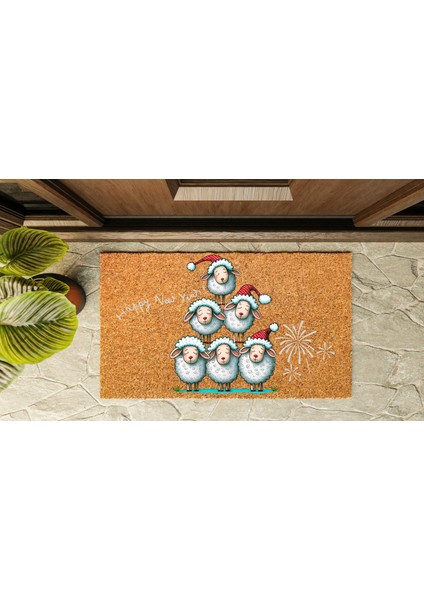 Kapı Önü Paspası Yeni Yıl 2025 Özel Tasarım Koko Model 212 fırsatları