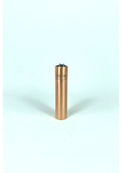 Clipper Metal Çakmak Mat Rose Renk (Kişiye Özel Isim Yazdırılır)