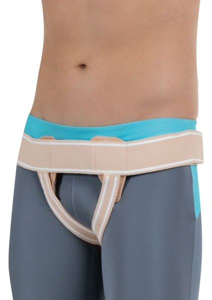 Kasık Bağı (Çift Taraflı) Yumuşak Esnek Pamuklu Kumaş Fıtığı Geri Itmek Için Tasarlanmıştır / Standart Beden CODE-429-C ( 2'li Paket )-Paket Içeriğinde 2 Adet Vardır