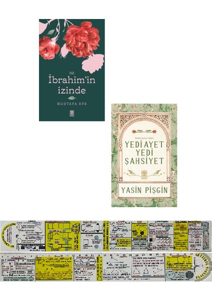 Hz. İbrahim'in İzinde - Yedi Ayet Yedi Şahsiyet 2 Kitap - Matematik Öğreten Cetvel