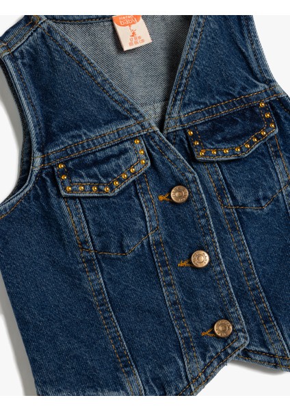 Kot Yelek Kolsuz Kapaklı Cepli Taş Detaylı modelleri