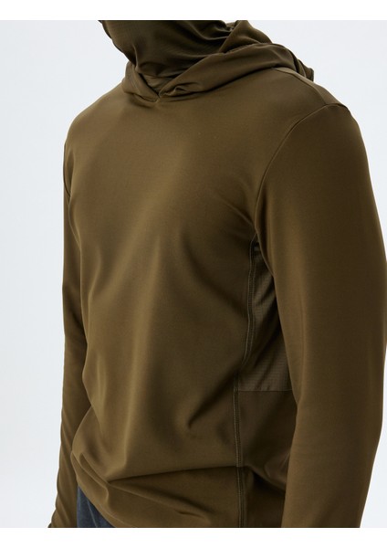 Spor Sweatshirt Kapşonlu Şardonlu Yumuşak Tuşe Uzun Kollu indirimleri