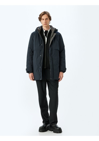 Anorak Mont Slim Fit Fermuarlı fiyatları