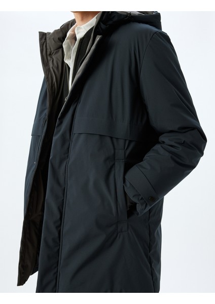 Anorak Mont Slim Fit Fermuarlı indirimleri