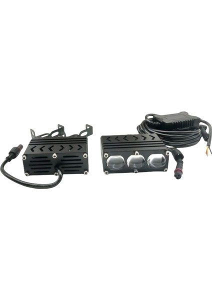 Offroad Sis Lambası 3 LED Beyaz 55W Sarı 55W 12-80V / LASS398