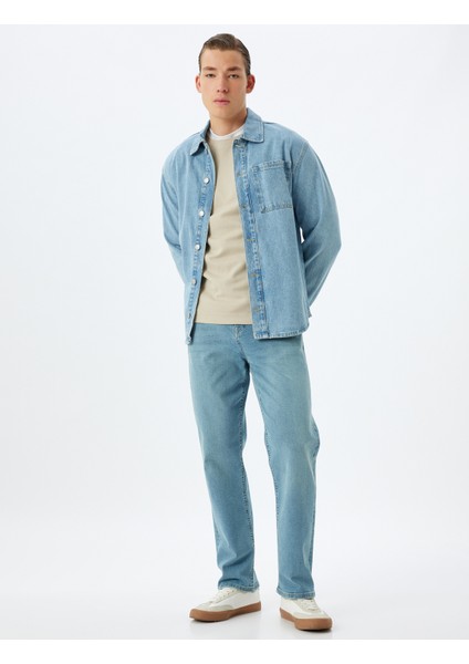 Straight Fit Kot Pantolon - Mark Jean
