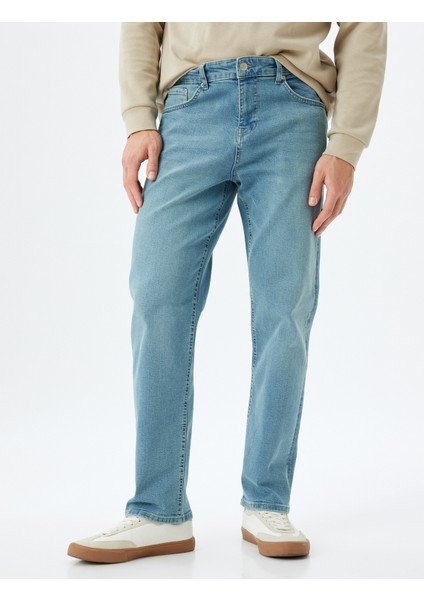Straight Fit Kot Pantolon - Mark Jean
