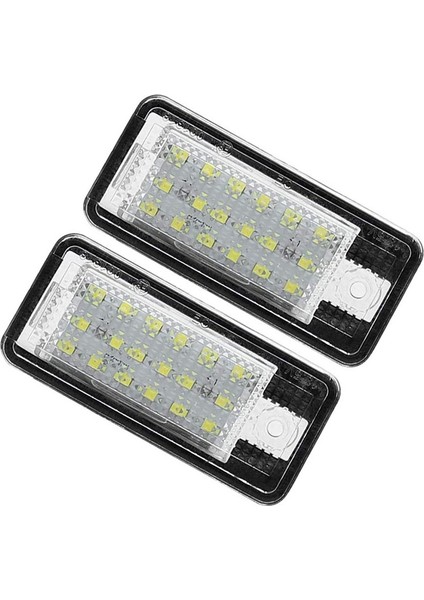 Araba LED Plaka Plaka Işık Lambası Beyaz -Audi A3 S3 8p A4 B6 B7 A5 A6 4f Q7 A8 S8 C6 (Yurt Dışından)