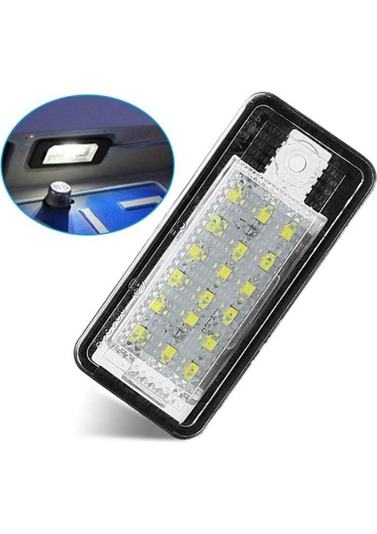Araba LED Plaka Plaka Işık Lambası Beyaz -Audi A3 S3 8p A4 B6 B7 A5 A6 4f Q7 A8 S8 C6 (Yurt Dışından)