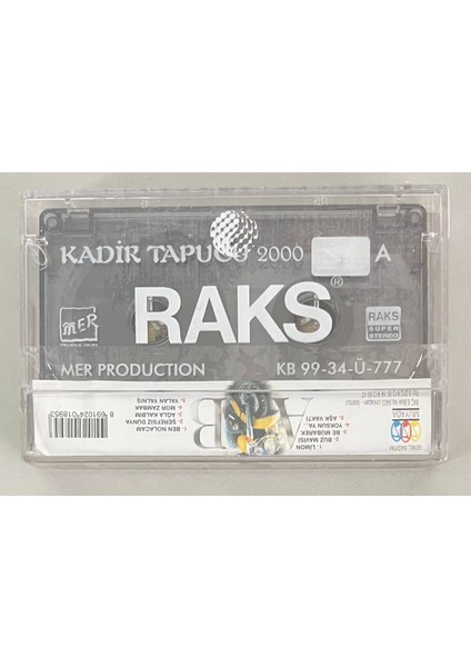 Kadir Tapucu - 2000 Kaset