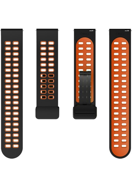 Katlanır Siyah Tokalı Silikon Saat Kordonu 20MM (Yurt Dışından) modelleri