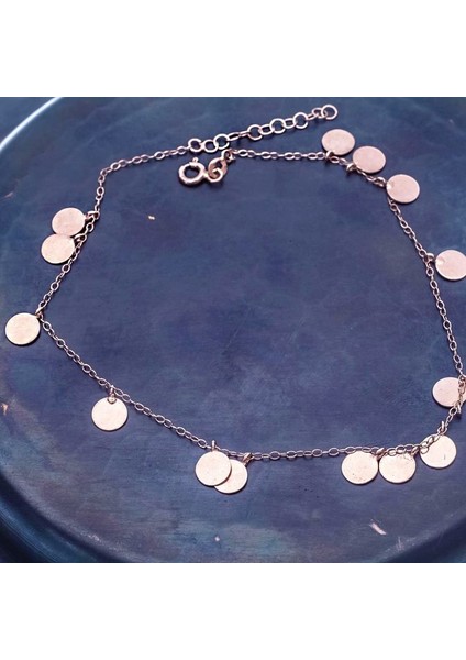 Pullu Gümüş Halhal SB418