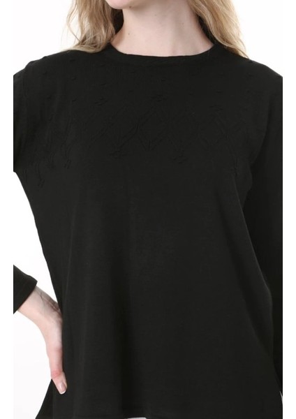 Kadın Ince Triko Günlük Mevsimlik Kazak