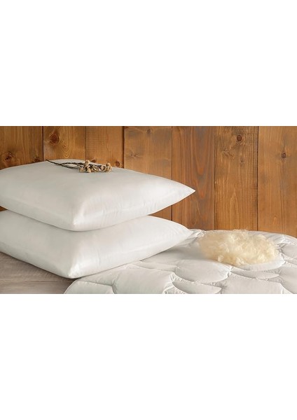 Elyaf Yastık 900 gr 4'lü 50 x 70 cm Pamuklu Kılıf Antialerjik