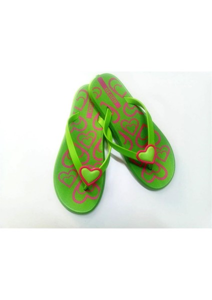 Bayan Parmak Arası Terlik Şeffaf Yumuşak Pvc Kalp Desenli Plaj ve Günlük Terlik indirimleri