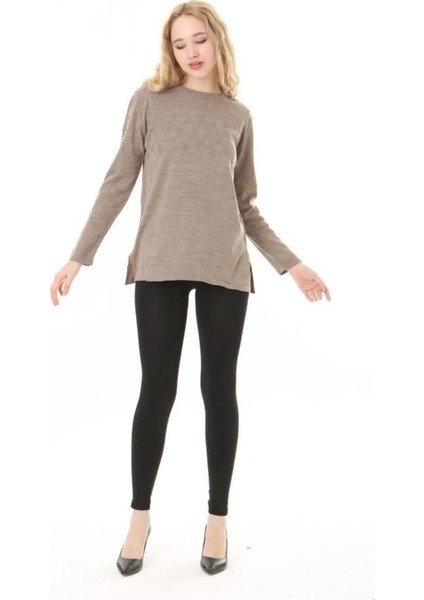 Kadın Ince Triko Günlük Mevsimlik Kazak