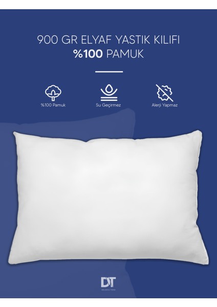 Elyaf Yastık 900 gr 5'li 50 x 70 cm Pamuklu Kılıf Antialerjik fiyatları