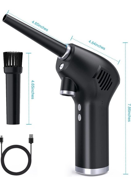 Bilgisayar Temizliği Için Akülü Hava Silgi, Şarj Edilebilir 6000MAH (Yurt Dışından) fiyatları