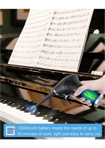 Bilgisayar Temizliği Için Akülü Hava Silgi, Şarj Edilebilir 6000MAH (Yurt Dışından) fırsatları