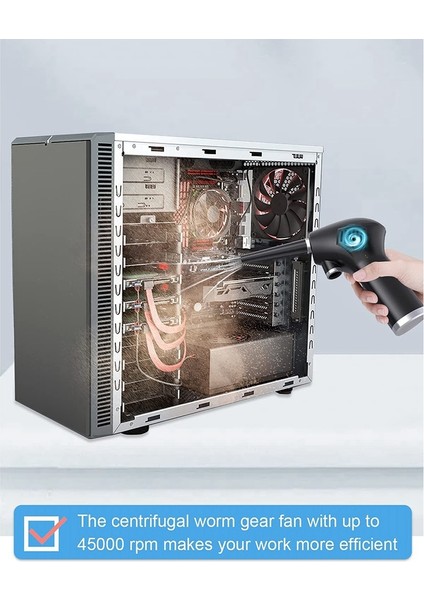 Bilgisayar Temizliği Için Akülü Hava Silgi, Şarj Edilebilir 6000MAH (Yurt Dışından) indirimleri