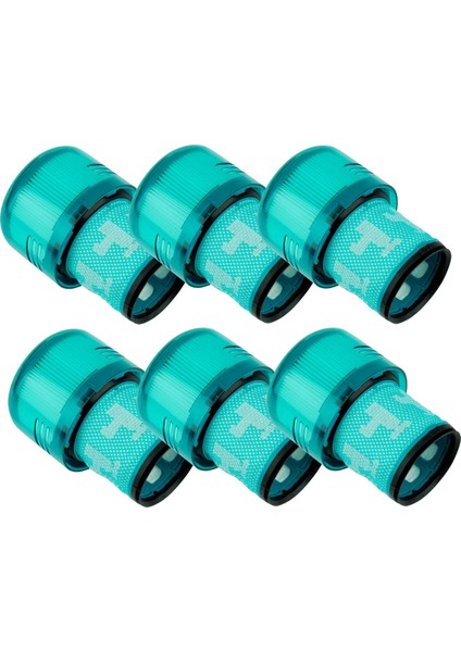 Dyson Akülü Çubuk Süpürge Için 6 Adet Vakum Yedek Filtresi (Yurt Dışından)
