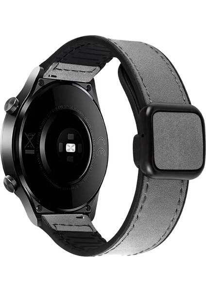 Manyetik Tokalı Deri Silikon Kayış 20MM (Yurt Dışından)