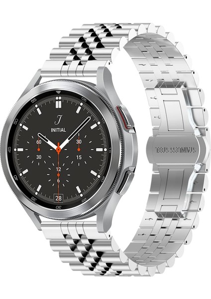 Beş Boncuklu Paslanmaz Çelik Kordonlu Saat 20MM (Yurt Dışından)