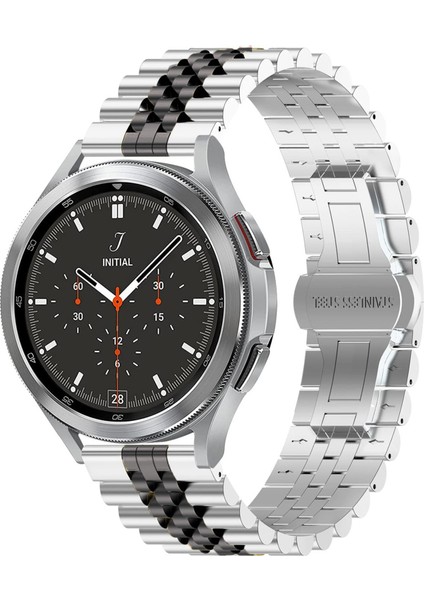 Beş Boncuklu Paslanmaz Çelik Kordonlu Saat 20MM (Yurt Dışından)